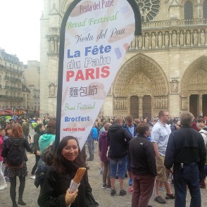 At the Bread Fair after Sunday mass, Notre Dame