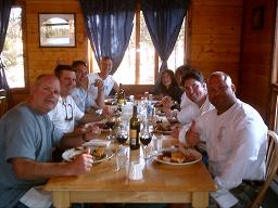 Dinner with Paul, Ray, Josh, Jerry, Matt, Eddie & Bronco