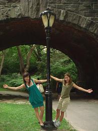 Nina and Vicky in Central Park